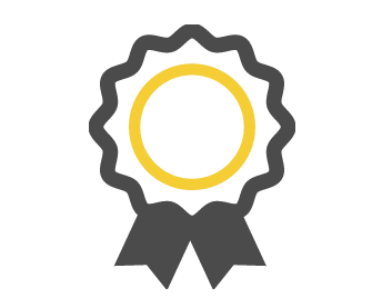 表彰状やトロフィーのアイコン